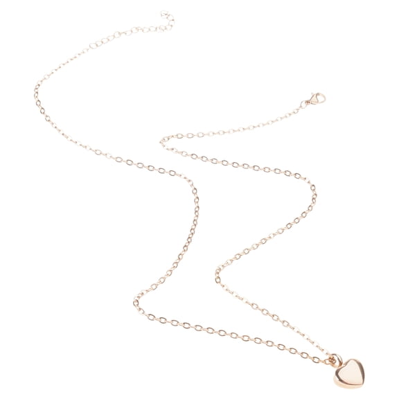 Cremation Jewellery Urn Pendant Memorial Necklace Locket Heart-shaped Minimalist Commemorative Gift