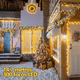 thumbnail image 2 of 300 Led, Cadena De Luces Led Navideñas De Luz Cálida, 8 Modos, Luces Navideñas Xtellar dorado, 2 of 3