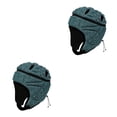 thumbnail image 1 of Greeniant EVA Goalkeeper Rugby Soccer Football Rugby Head Protector Guard Hat Verde oscuro 2Conjunto, 1 of 1