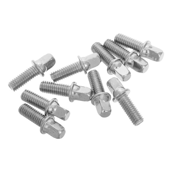 WORGEOUS  10 Pcs Drum Shaft for Right Side Drummell Rotary Tool Silver