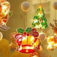 thumbnail image 2 of Luces de ventana de Navidad Decoraciones Led Luces de ventosa Guirnalda de Navidad alimentada por batería para el dormitorio del árbol de Navidad, 2 of 8