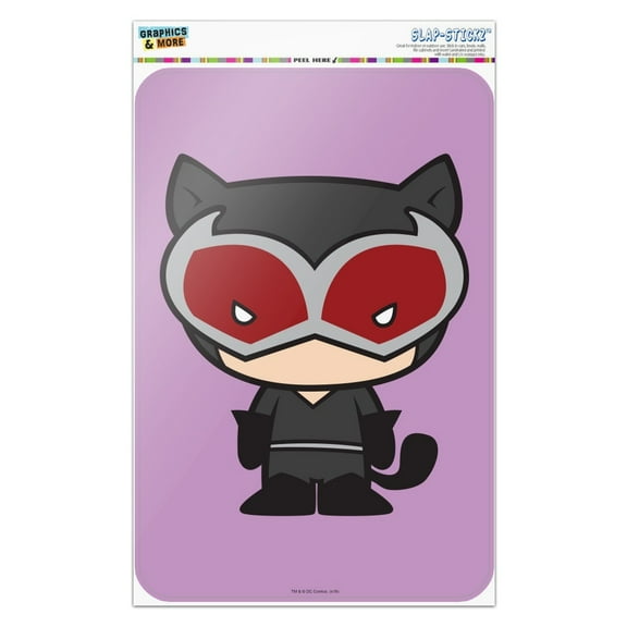 Batman Catwoman Cute Chibi Character Home Business Office Sign