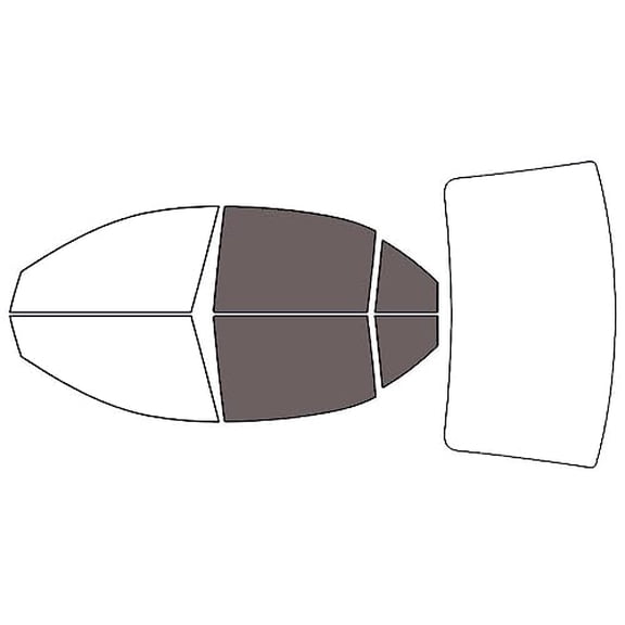 Rvinyl Window Tint Kit Compatible with Hyundai Sonata 2006-2010 - Back Precut Kit - 35%