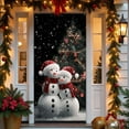 thumbnail image 4 of LIORAGLJ Christmas Door Curtain Decoration High-Density Polyester Waterproof Wrinkle-Resistant Scene Background, 4 of 6