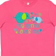 thumbnail image 4 of Inktastic My Nonna Loves Me- Cute Elephants Youth T-Shirt, 4 of 5