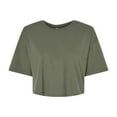 thumbnail image 1 of Bella + Canvas Womens Jersey Cropped Crop T-Shirt, 1 of 2