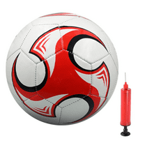 Soccer Ball Size 4 Soft PU for Practice Training Gift Boys Girls Kid Come with Pump and Needle