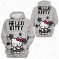thumbnail image 1 of Hello Kitty Mignon Kitty Automne/hiver Chandail Imprimé pour Femmes Mode Décontractée Chandail à Capuche, 1 of 7