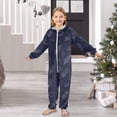 thumbnail image 6 of Rocket Planet Space One Piece Pajamas Soft Jumpsuit Cozy Sleep and Play Romper Zipper and Pockets 12-13Y, 6 of 8