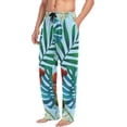 thumbnail image 5 of Tropical Palm Leaves Ghost Pajama Pants, Men's Lounge Pants Light with Drawstring and Pockets, Christmas New Year Birthday Father's Day Gifts, Medium, 5 of 7