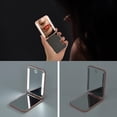 thumbnail image 3 of Rechargeable Pocket Mirror, Double Sided 1X/3X Magnification Compact Vanity Mirror, 3 Color Lights, Dimmable, Small Portable Wallet Mirror, Lighted Travel Mirror for Women Gifts, Pink, 3 of 6