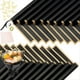 thumbnail image 4 of 20 Hojas de Papel de Regalo de Flores con Borde Dorado, Papel de Embalaje para Ramo, Suministros de Ramo de Floristería para Boda (Negro), 4 of 5