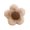 Khaki, variant on Hair Claw Plush Flower Shape Hair Clip Back Head Hair Clamp Lightweight Women Hair Styling Tool Hair Accessories