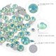 thumbnail image 2 of IDEANATEGRATE 4Ud Colorful Rhinestone Para De Con De Vidrio, 2 of 5