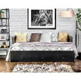thumbnail image 5 of Furniture of America Cottage Solid Wood Full Daybed with Drawers Black, 5 of 9