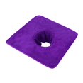 thumbnail image 1 of Toalla de mesa de masaje de spa con orificio para cara, transpirable, de 13,78 x 13,78 pulgadas, ligera y cómoda, absorbente para belleza., 1 of 8