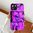 thumbnail image 2 of Galaxy Vibe Phone Case for Trendsetters & Night Owls - Edgy Neon Purple Art Print, Durable Shockproof Design, Compatible with iPhone 11/12/13/14/15/16 (Pro Max/Plus), 2 of 9