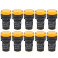 thumbnail image 2 of LED  Lamp, High Brightness Convenient LED Indicator Lamp Energy Saving 10PCS  for  Indication for Instruments and Equipment AC/DC12V,AC/DC24V,AC/DC110V,AC220V, 2 of 8