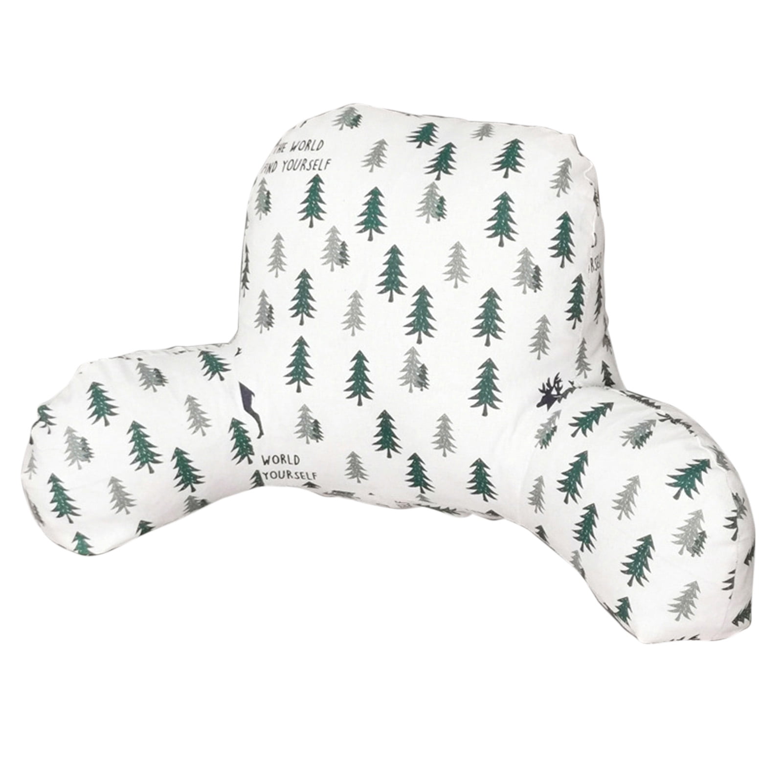 Famure Soft Reading Pillow Armrest Bed Rest Pillow Wedge with Arms