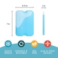 thumbnail image 4 of Ice Packs Fit & Fresh Cool Coolers XL Slim, paquete de 4 unidades, color verde, 4 of 7