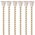 thumbnail image 1 of 6 antenas eléctricas de cultivo de 12 pulgadas, estacas de cobre, estacas de alambre de cobre para plantas, fácil instalación, accesorios para cultivo de plantas en interiores y exteriores., 1 of 8