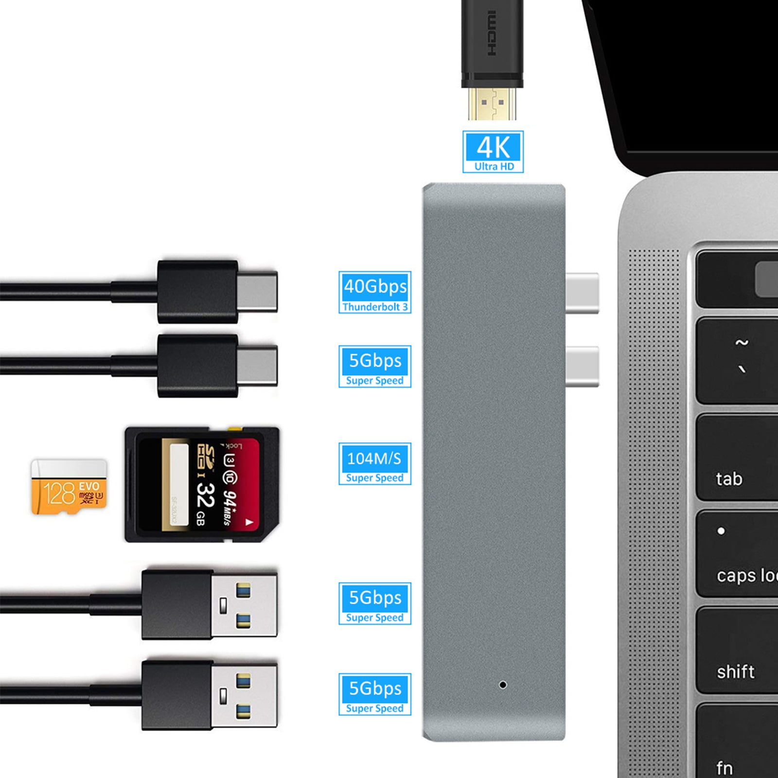 USB tipo C a HDMI 1080P HD TV Cable Adaptador Para Apple iPad Pro Macbook Pro Air