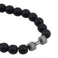 thumbnail image 2 of Pulseras Mate Compactas Qarigey Hilo Mancuerna Encanto Gotas de Lava Oro, 2 of 6