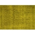 thumbnail image 1 of Ahgly Company Machine Washable Indoor Rectangle Persian Yellow Bohemian Area Rugs, 5' x 7', 1 of 4