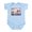 Sky Blue, variant on CafePress - Misty Mountains, Art, Infant Bodysuit - Baby Light Bodysuit, Size Newborn - 24 Months