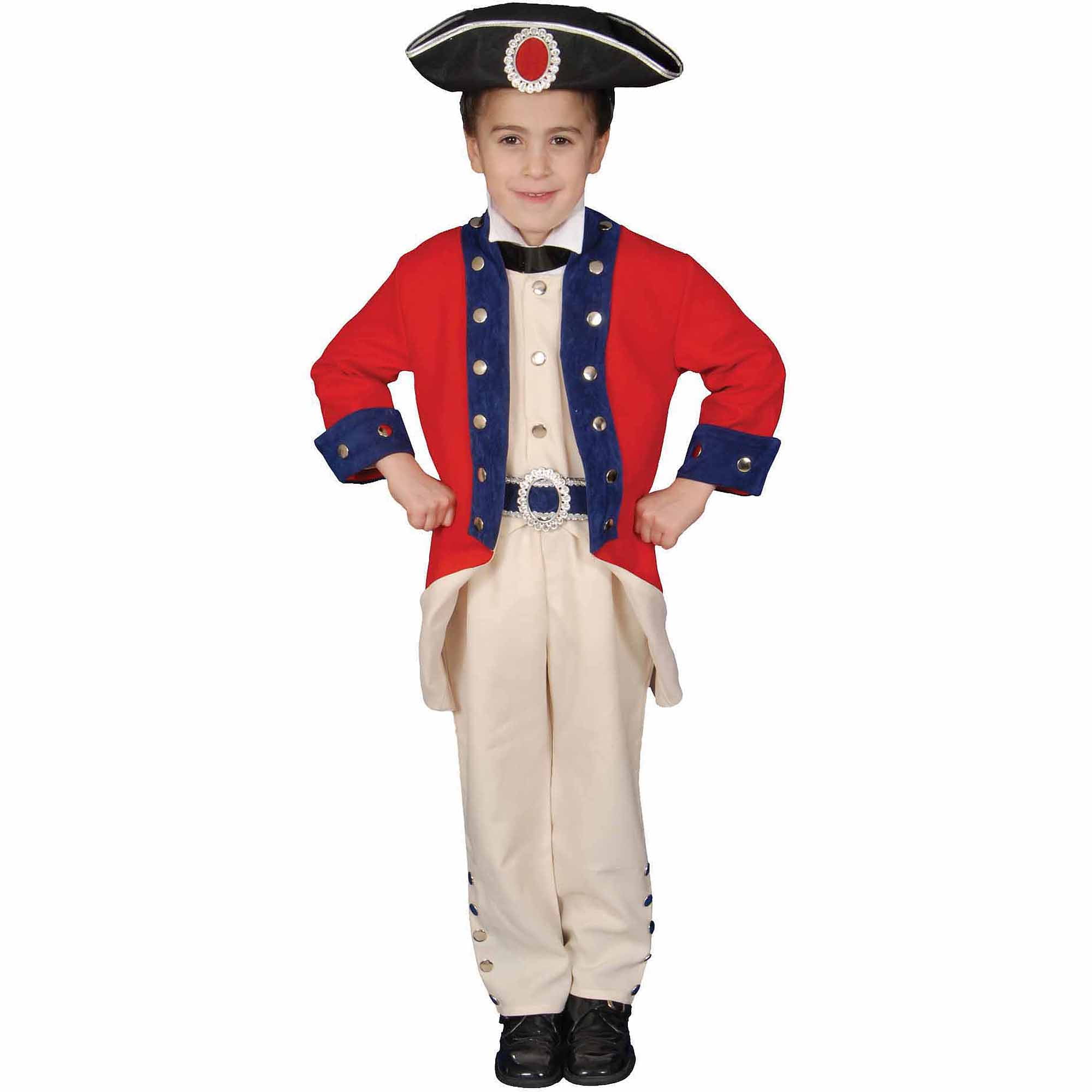 Dress Up America Deluxe Costume da Solider storico coloniale Set per bambini 