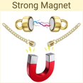 thumbnail image 3 of Magnetic Necklace Extender Adjustable Chain Extenders for Necklaces,Magnetic Necklace Clasps and Clo, 3 of 5