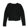 thumbnail image 2 of Bar Iii Womens Off-The-Shoulder Bomber Jacket, 2 of 2