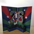 thumbnail image 3 of 3D Pop-Up Football Themed Greeting Card, Handmade Foldable Holiday Card, Perfect Father's Day Gift for Dads, Fathers-in-Law, Football Fans, Sons & Birthdays, 3 of 5