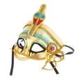 thumbnail image 4 of Disfraz egipcio Accesorio de disfraz egipcio Rave Halloween Faraón Tocado máscara 23x22cm jinwen Tocado egipcio, 4 of 8