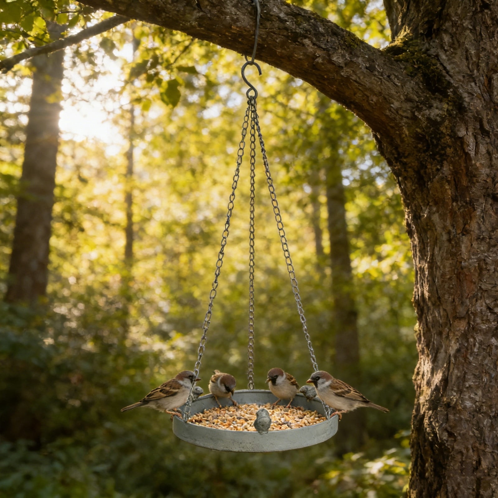 Outdoor Bird Basin - Metal Birds Bath Garden Pedestal Bowl, Freestanding Pets Water Dish for Birds, Durable Iron Bird Bath Garden Lawn Yard Decor Stand for Home