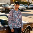 thumbnail image 4 of Men's Camouflage Sweatshirt Loose Fit Crewneck Long Sleeve Pullover Top Casual Graphic Print Hoodie Streetwear Fashion Oversized Jumper Sweater Winter Fall Clothing, 4 of 5