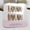 KMZ681-B5 Moonlight Champagne [Jelly Glue on Cardboard], variant on champagne-colored full-diamond nail art pieces, simple milk tea-colored cat-eye nail stickers, divided into 10 pieces of hand-worn nail art