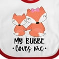 thumbnail image 4 of Inktastic Cute Kawaii Fox My Bubbe Loves Me Boys or Girls Baby Bib, 4 of 4