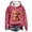Watermelon Red, variant on Cow Print Hoodie Western Holiday Graphic Pullover Sweatshirt Cozy Top