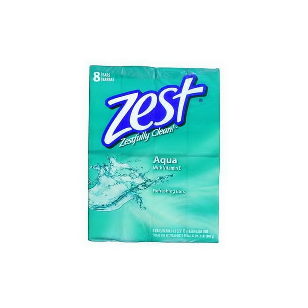 Zest 901000 Zest Bar Soap Cleansing/Washing Personal Aqua Walmart