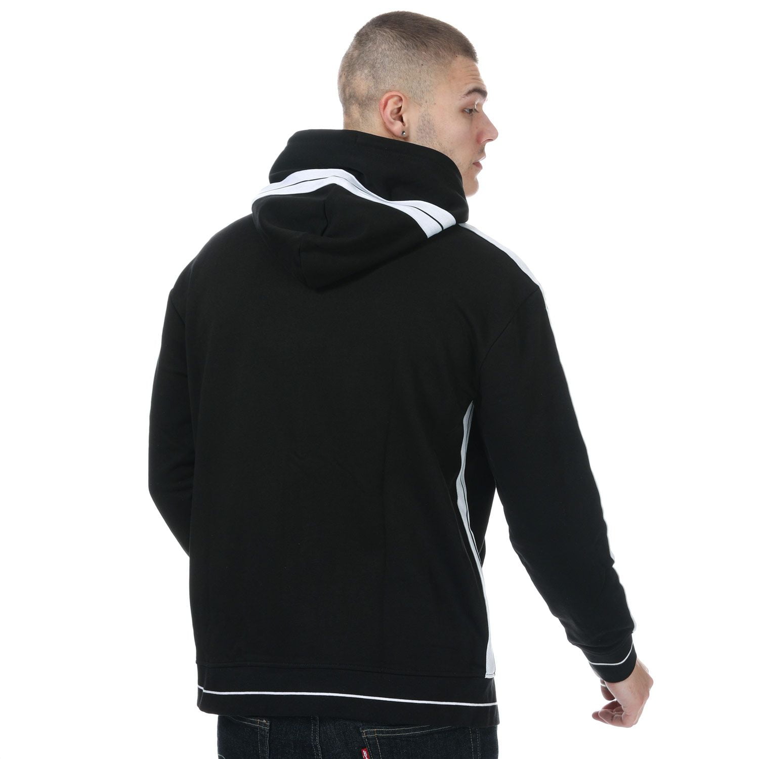 Men's Ellesse Full Zip Hoodie in Black - Walmart.com