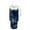 Blue-purple Snowflakes, variant on 40 oz Insulated Stainless Steel Tumbler Double Wall Stainless Steel Tumbler with 2-Way Drinking Watercolor Snowman and Red Barn