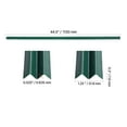 thumbnail image 3 of KFFKFF Privacy Slats with Bottom Lock, Single-Wall Vertical Slats for Chain-Link Enclosure, Dense HDPE Chain Link Slats, Perfectly Suited for 4' Tall Fence in Gardens, Farms, Sports Areas (Green), 3 of 9