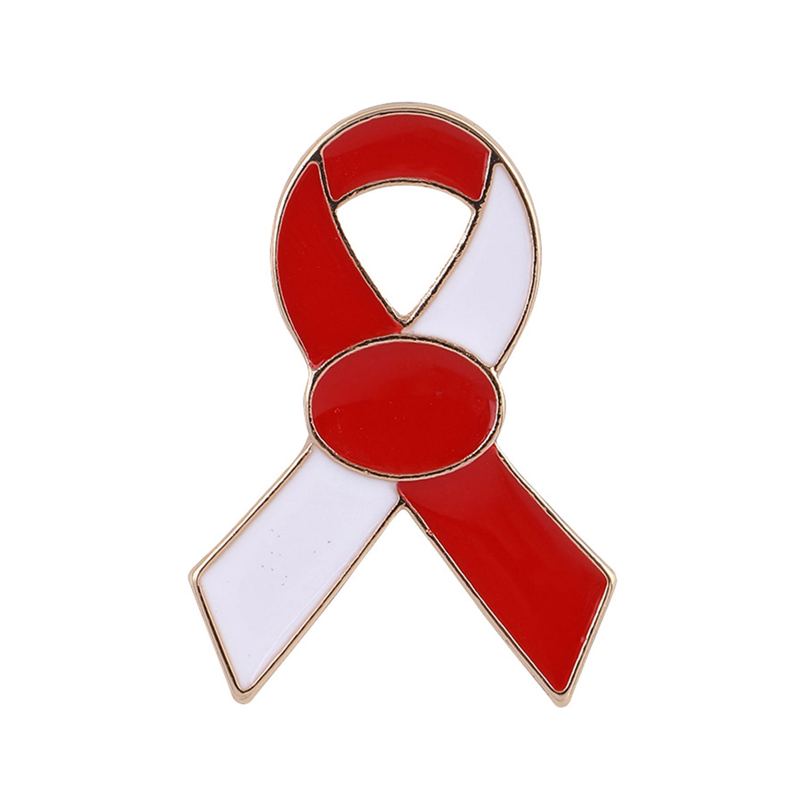 Red ribbon brooch sale