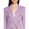 thumbnail image 4 of Attitude Unknown Women’s and Women’s Plus Ponte Blazer, Sizes XS-3X, 4 of 5