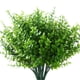 thumbnail image 5 of Cateissary 2 piezas de eucalipto Artificial de plástico resistente a los rayos UV, plantas de follaje, boda, hogar, jardín, fiesta, decoración interior Decoración Verde oscuro Cateissary HA084256-02, 5 of 6