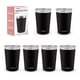 thumbnail image 1 of Set de 6 Vasos de Acero Inoxidable y Ecologicos (470 ml) negro mate, 1 of 5