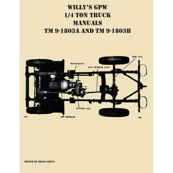 Willy's GPW 1/4 Ton Truck Manuals TM 9-1803A and TM 9-1803B, (Paperback)
