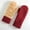 Red, variant on Women's Winter Thermal Mittens, Double-Layer Fleece Lined, Touchscreen Compatible for Cycling Skiing, Cold Weather Windproof Outdoor Activities
