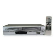 Pre-Owned Emerson EWD2203 DVD VCR Combo Dvd Player Vhs Player with Remote Control & Cables Hdmi Adapter Included